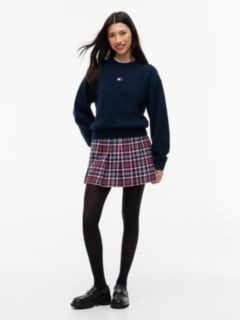 Tommy Jeans Badge Crewneck Sweater — Navy 2