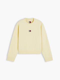 Tommy Jeans Badge Crewneck Sweater — Day Lily 5
