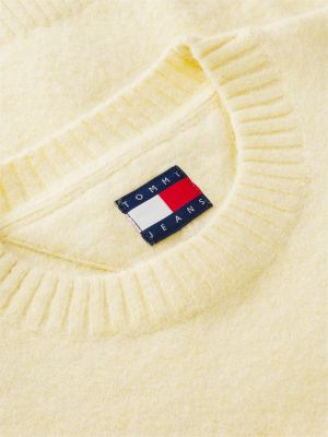 Женский свитер Tommy Jeans Badge Crewneck, цвет: Day Lily — фото 6