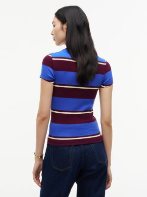 Женские футболки Tommy Hilfiger Tommy Jeans Striped Ribbed T-Shirt — фото 4