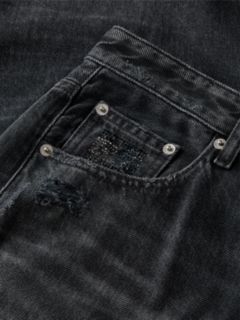 Tommy Jeans Low-Rise Baggy Jean — Denim Black 9