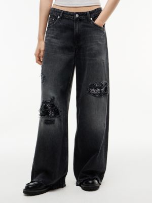 Tommy Jeans Low-Rise Baggy Jean, Denim Black