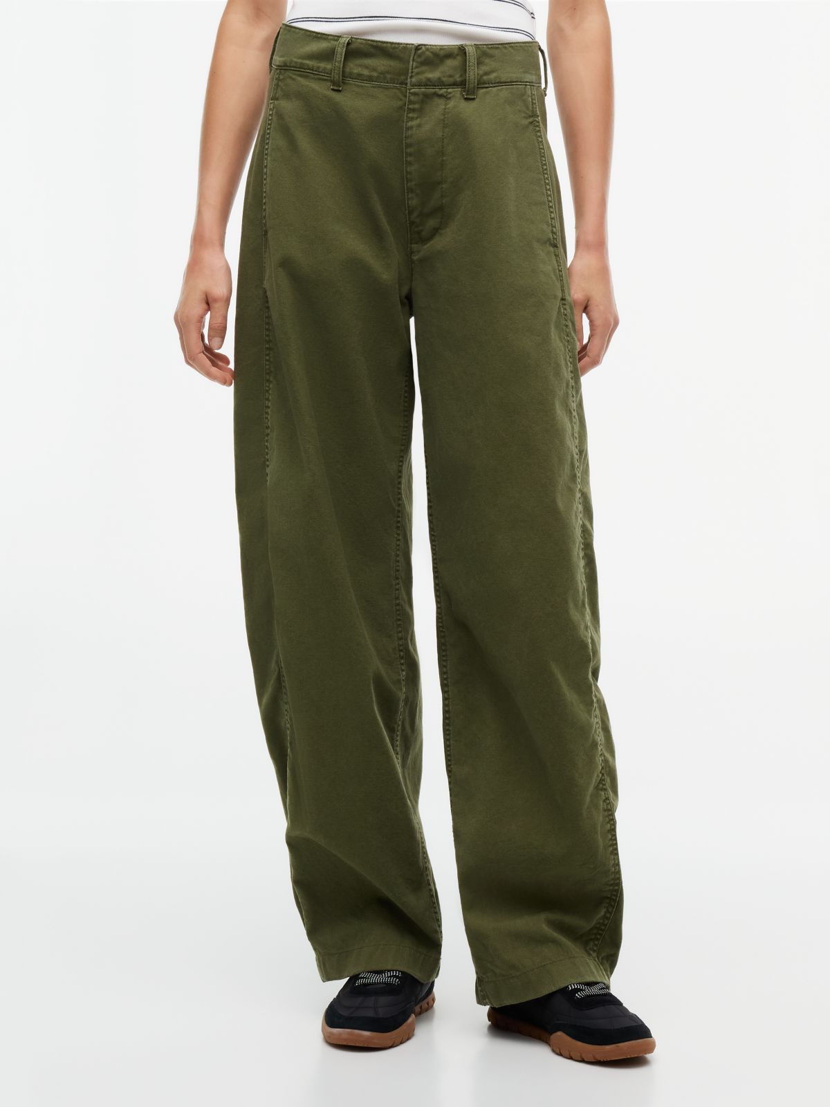 Tommy Jeans Barrel Pant — Dark Green