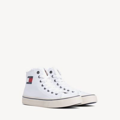 tommy hilfiger mid top sneaker