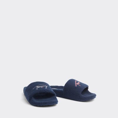 tommy hilfiger slides blue