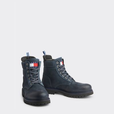 tommy jeans black hiking boots