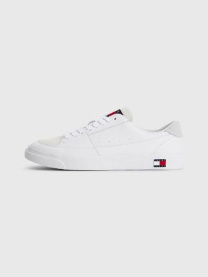 Flag Leather Sneaker | Tommy Hilfiger USA