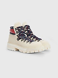 Save 20% Black Tommy Hilfiger Essential Leather Cupsole Evo Sneaker in White for Men Mens Shoes Boots Formal and smart boots 