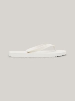 TJ Logo Flip Flop, Ecru