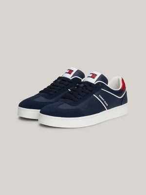TJ Greenwich Leather Sneaker, Red/White/Blue