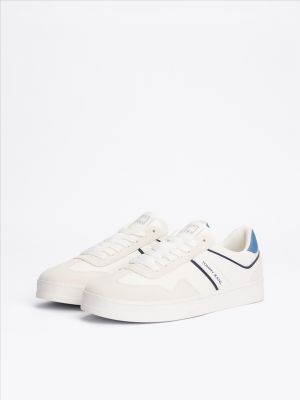 Tommy Jeans Greenwich Leather Sneaker, Ocean Storm