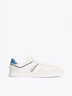 Tommy Jeans Greenwich Leather Sneaker, Ocean Storm