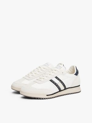 Tommy Jeans Mixed-Media Runner Sneaker, Black
