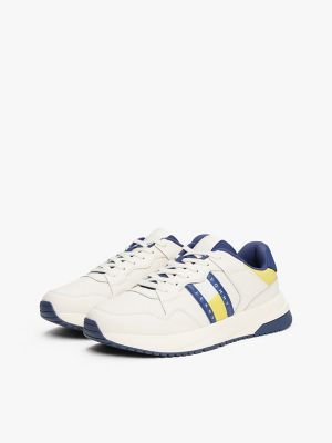 Tommy Jeans Retro Mixed-Media Sneaker, Velvet Blue