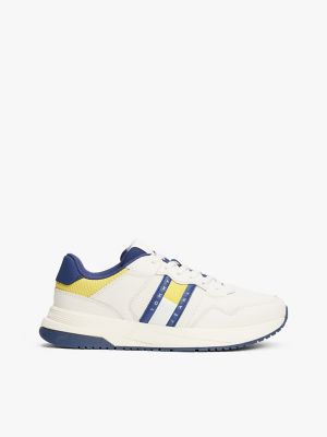 Tommy Jeans Retro Mixed-Media Sneaker, Velvet Blue