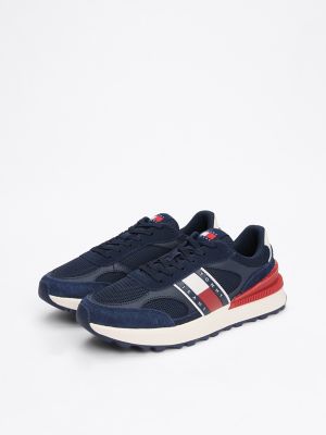 TJ Flag Retro Runner Sneaker, Dark Night Navy