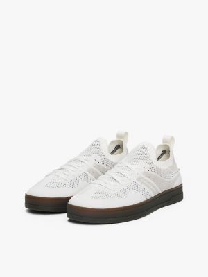 Tommy Jeans Low-Top Knit Sneaker, Ecru