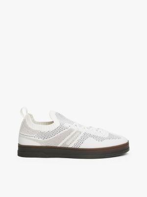 Tommy Jeans Low-Top Knit Sneaker, Ecru