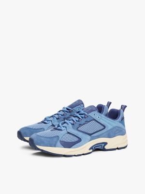Tommy Jeans Suede Retro Sneaker, Colorado Blue