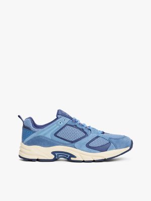 Tommy Jeans Suede Retro Sneaker, Colorado Blue