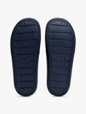 サンダル  Jeans Flag Pool Slide Men's Tommy Hilfiger Jeans Flag Pool Slide Sandals Green US