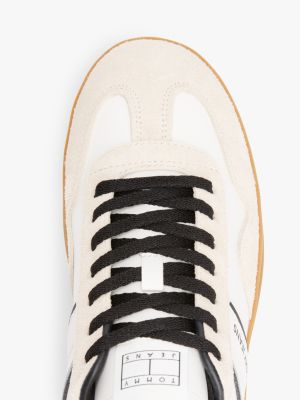 Tommy Jeans Low-Top Leather Mix Sneaker | Tommy Hilfiger USA