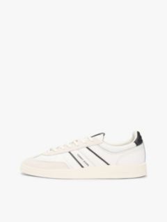 Tommy Jeans Suede Mix Skater Sneaker — Ecru/Black 7