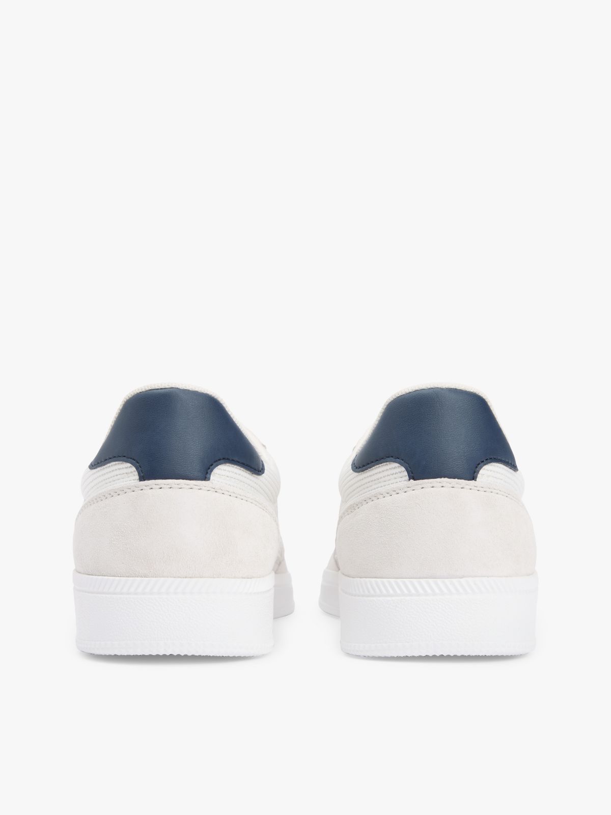Tommy Jeans Mixed-Texture Skater Sneaker — Stratus Grey