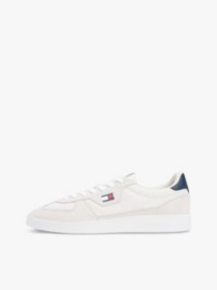 Tommy Jeans Mixed-Texture Skater Sneaker — Stratus Grey 7