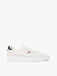 Tommy Jeans Mixed-Texture Skater Sneaker — Stratus Grey 1