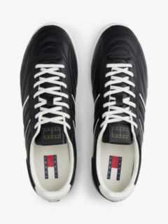 Tommy Jeans Leather Skater Sneaker — Black 3