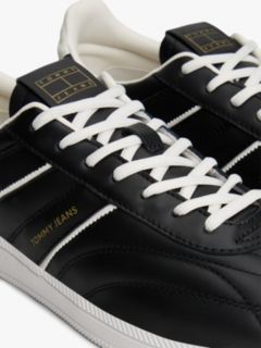 Tommy Jeans Leather Skater Sneaker — Black 6