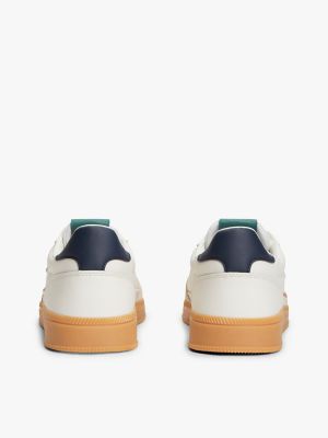 Мужские кроссовки Tommy Hilfiger Tommy Jeans Mixed-Texture Skater, цвет: Экрю — фото 4