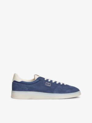Tommy Jeans Suede Skater Sneaker, Blue Storm