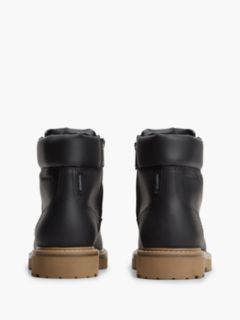 Tommy Jeans Archive Leather Outdoor Boot — Black 4