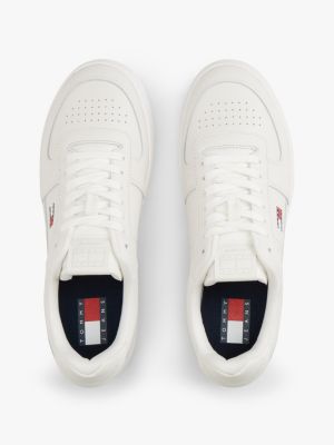 Мужские кроссовки Tommy Hilfiger Tommy Jeans Archive Leather, цвет: Экрю — фото 3