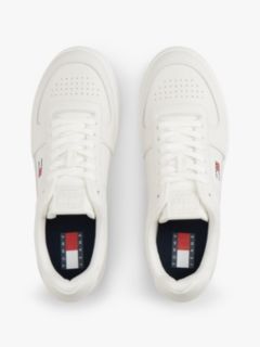 Tommy Jeans Archive Leather Sneaker — Ecru 3