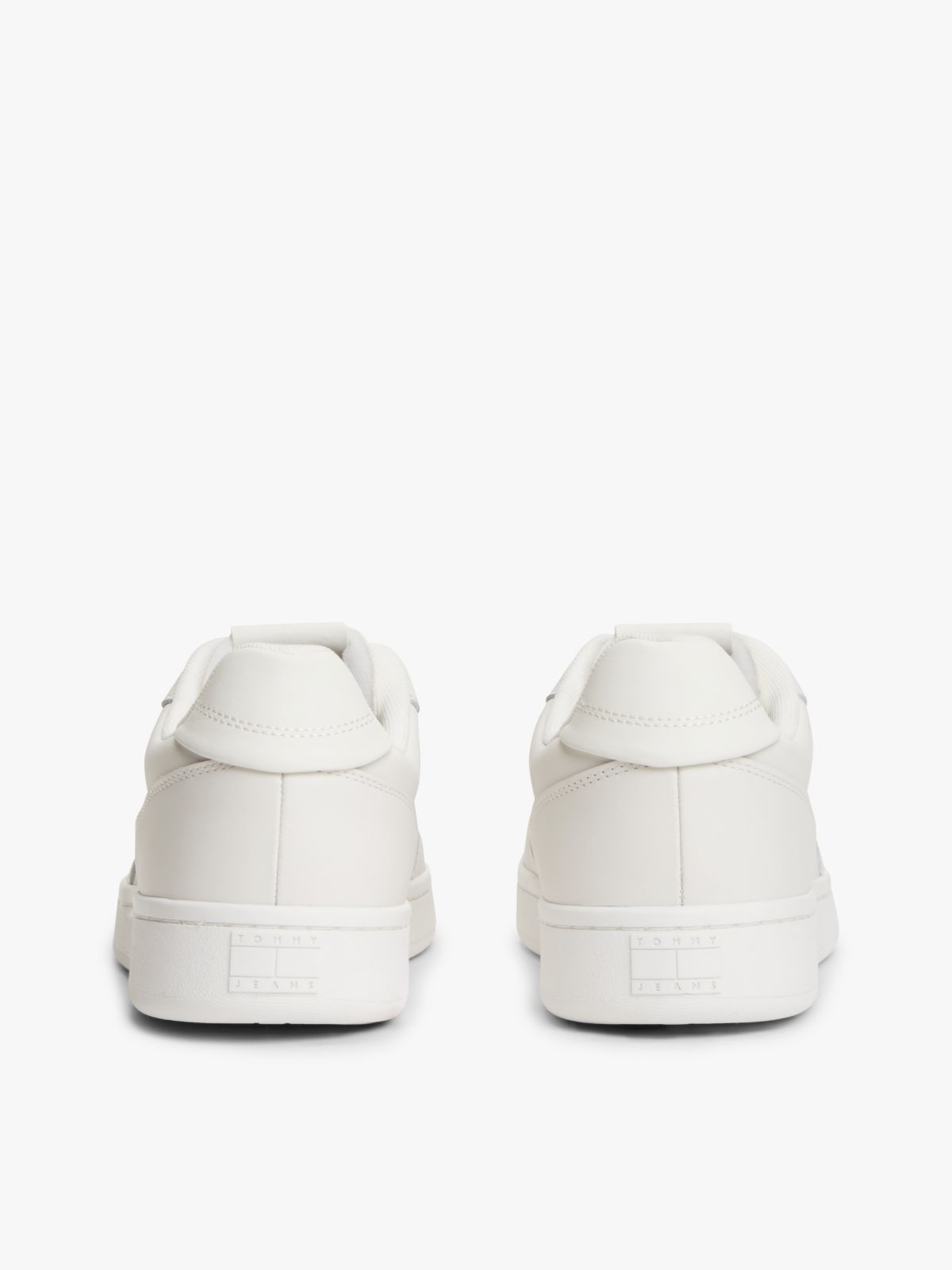 Tommy Jeans Archive Leather Sneaker — Ecru