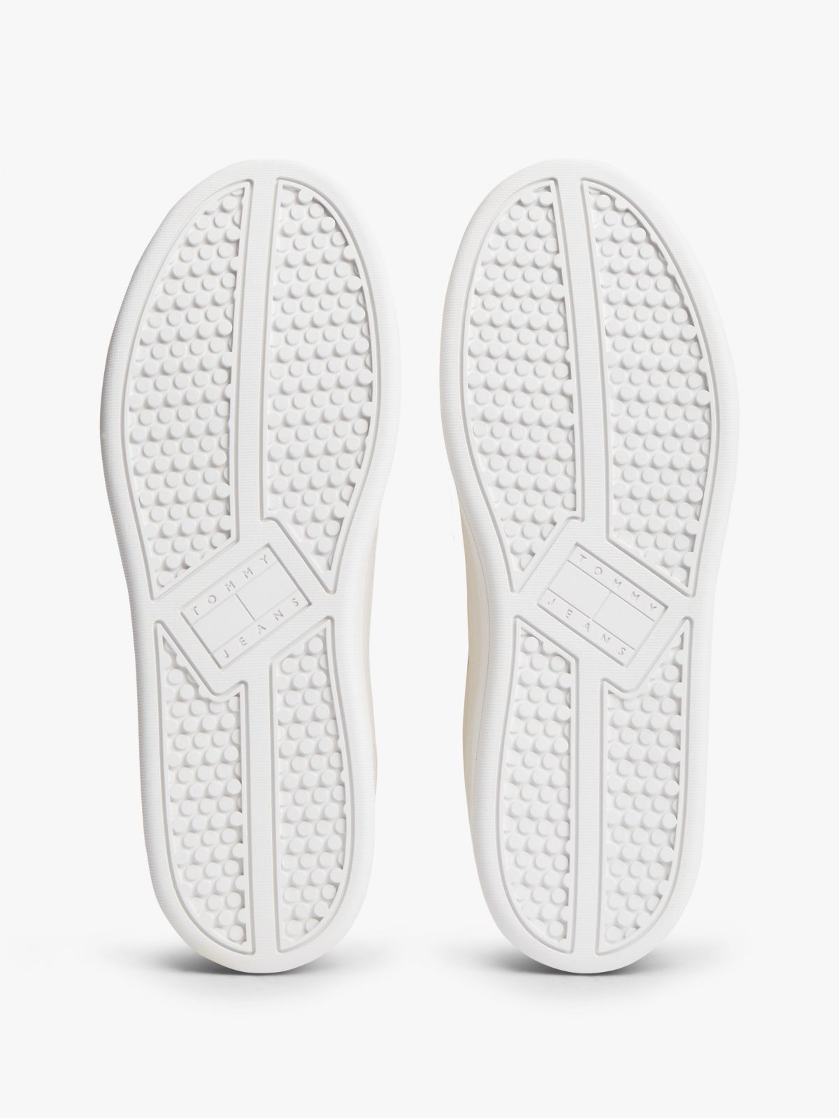 Tommy Jeans Archive Leather Sneaker — Ecru