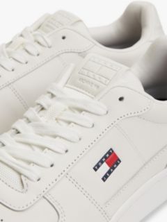 Tommy Jeans Archive Leather Sneaker — Ecru 6