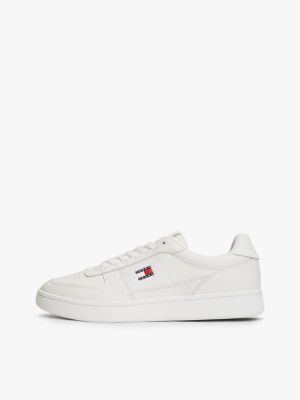 Мужские кроссовки Tommy Hilfiger Tommy Jeans Archive Leather, цвет: Экрю — фото 7