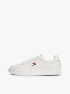 Tommy Jeans Archive Leather Sneaker — Ecru 7