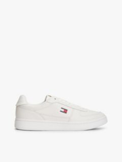 Tommy Jeans Archive Leather Sneaker — Ecru 1