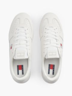 Tommy Jeans Leather Mix Skater Sneaker — Ecru 3