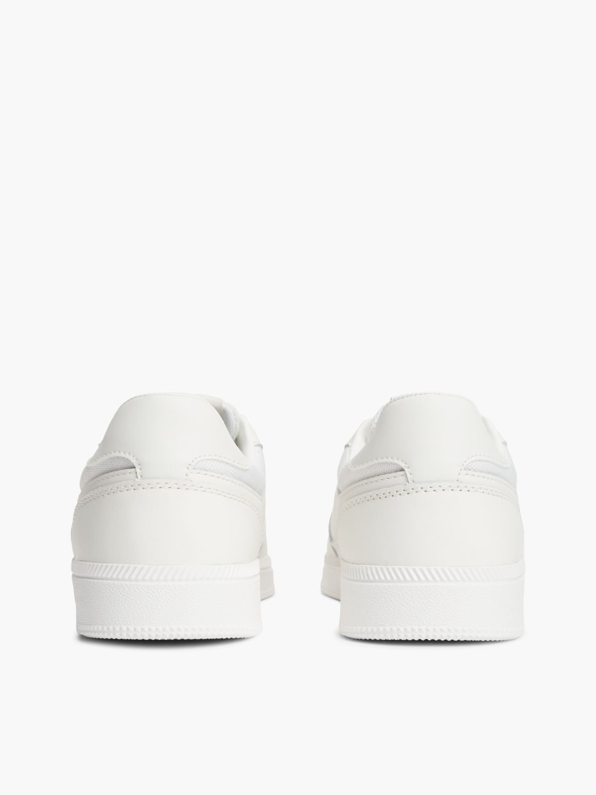 Tommy Jeans Leather Mix Skater Sneaker — Ecru
