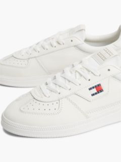 Tommy Jeans Leather Mix Skater Sneaker — Ecru 6