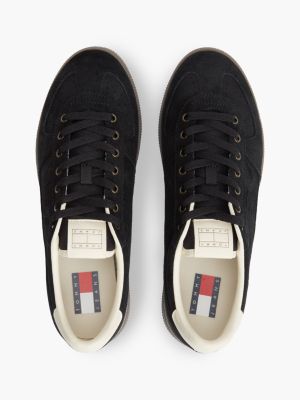 Мужские кроссовки Tommy Jeans Suede Court, цвет: Чёрный — фото 3