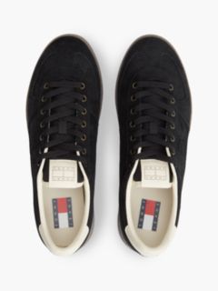 Tommy Jeans Suede Court Sneaker — Black 3
