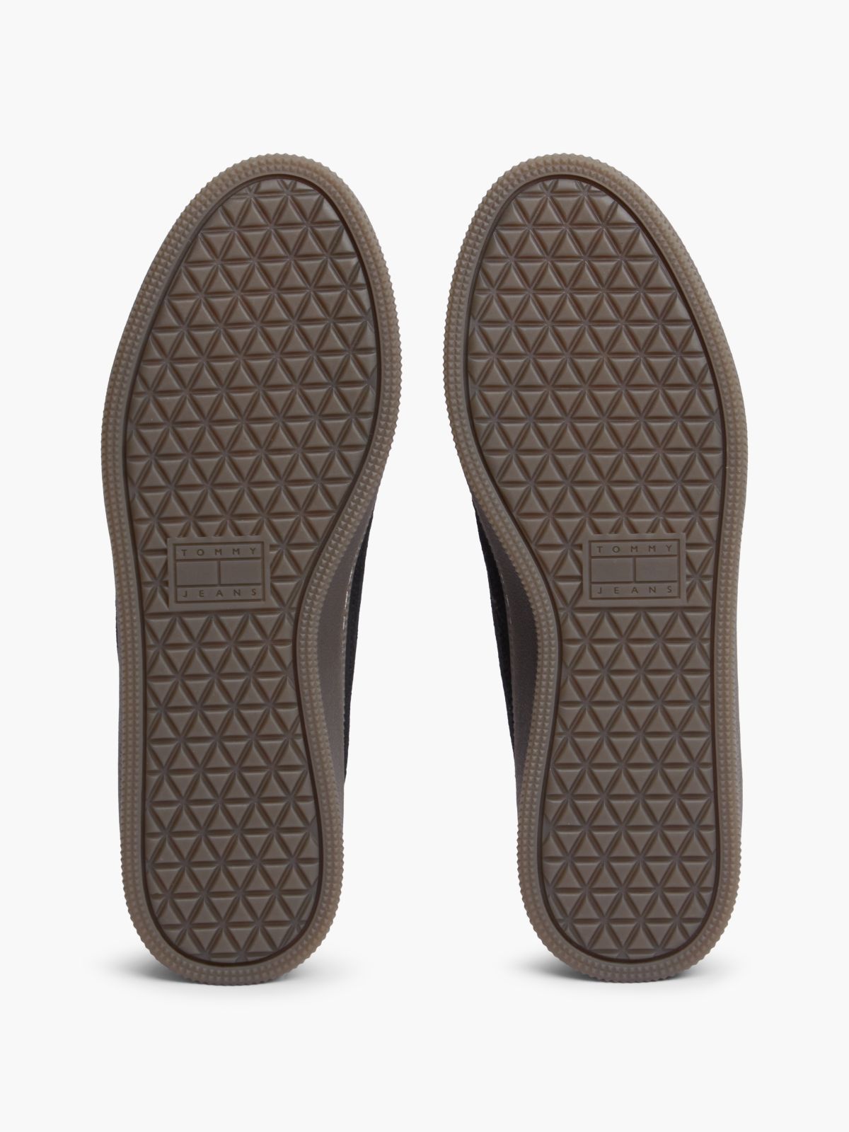 Tommy Jeans Suede Court Sneaker — Black