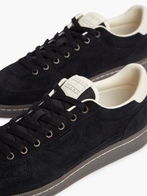 Мужские кроссовки Tommy Jeans Suede Court, цвет: Чёрный — фото 6